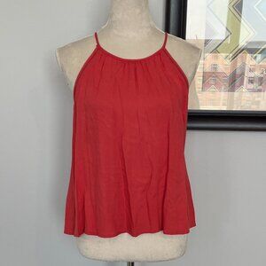 Hippie Rose Coral Halter Tank Top L